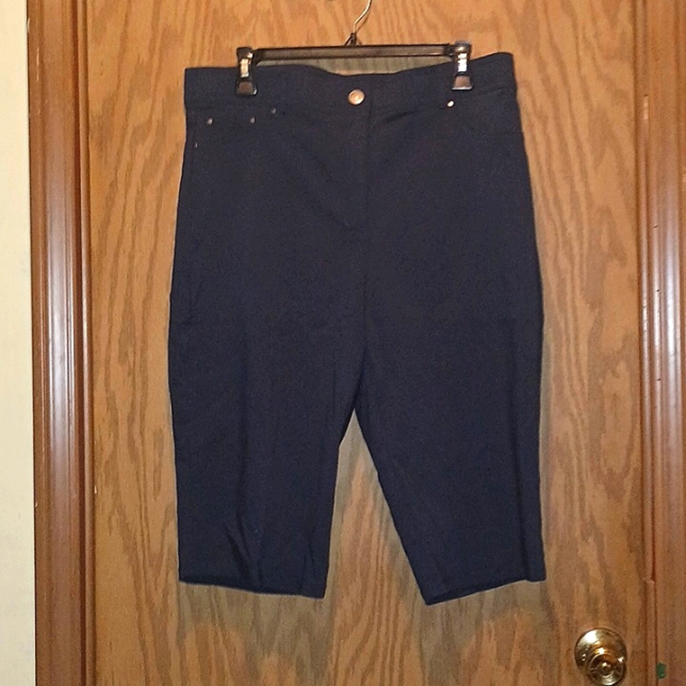 89th+Madison dark navy blue shorts size 18W